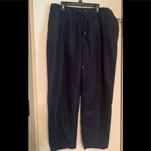 Loft linen blend pants